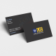 life insurance advisor LIC Agent  visiting business card online design format template sample images  yellow color, black color, professional, Images
