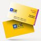 life insurance advisor LIC Agent  visiting business card online design format template sample images download  Yellow Color, cream color background