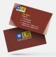 life insurance advisor LIC Agent  visiting business card online design format template sample images download creative lic agent visiting card design online, visiting card maker, free download in brown color background