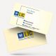 life insurance advisor LIC Agent  visiting business card online design format template sample images download, Yellow Color, cream color background