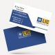 LIC Agent visiting card, White Yellow, and Blue Background, Best Design, online, insurance advisor, business card design, white n blue color background