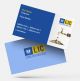 LIC Agent visiting card, White Yellow, and Blue Background, Best Design, online, insurance advisor, business card design, blue, yellow n money flow background