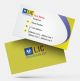 life insurance advisor LIC Agent  visiting business card online design format template sample images download Blue and Yellow color