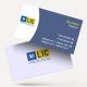 life insurance advisor LIC Agent  visiting business card online design format template sample images download Yellow Color, blue color background