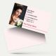 Floral bridal makeup artist visiting cards, Bridal makeup artist appointment and visiting cards, Customizable makeup artist logo and visiting cards, Glamorous bridal makeup artist visiting cards, Bridal makeup artist gift vouchers and visiting cards, Brid