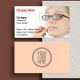 optical shop- eye- Optometrist- visiting card design ideas images background psd designs online free template sample format free download