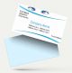 eye hospital ophthalmologist- optometrist- clinic doctor business visiting card design eye specialist white background 