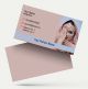 Modern bridal makeup artist visiting card designs, Bridal makeup artist website and information visiting cards, Luxury bridal makeup artist visiting card design, Bridal makeup artist price list and visiting cards, Floral bridal makeup artist visiting card