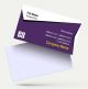 visiting card business design for company secretary format design sample firm guidelines images purple background