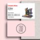 stationery shop visiting card design format sample templates free download