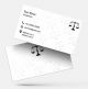 Best creative advocate/lawyer online business visiting card template with background image and sample design free download Glorious Look Design for Advocate