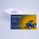 mahindra tractor- agriculture business- tractor work- tractor repair- trailer- supply  business- visiting card design background psd designs online free template sample format free download