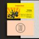 mahindra tractor- agriculture business- tractor work- tractor repair- trailer- supply  business- visiting card design background psd designs online free template sample format free download