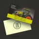 mahindra tractor- agriculture business- tractor work- tractor repair- trailer- supply  business- visiting card design background psd designs online free template sample format free download