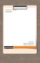 Unique letterhead designs: Non-traditional and distinctive designs that break away from conventional letterhead styles, incorporating unconventional shapes, textures, or unexpected design elements to create a memorable impression.