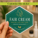 Green Color Diamond Shape Sticker