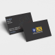 life insurance advisor LIC Agent  visiting business card online design format template sample images  yellow color, black color, professional, Images