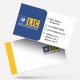 LIC Agent visiting card, White Yellow, and Blue Background, Best Design, online, insurance advisor, business card design, gray, blue, yellow color background