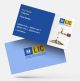 LIC Agent visiting card, White Yellow, and Blue Background, Best Design, online, insurance advisor, business card design, blue, yellow n money flow background