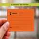 Orange Color Address Label