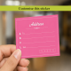 Pink Color Address Label