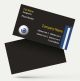 eye hospital ophthalmologist- optometrist- clinic doctor business visiting card design black color