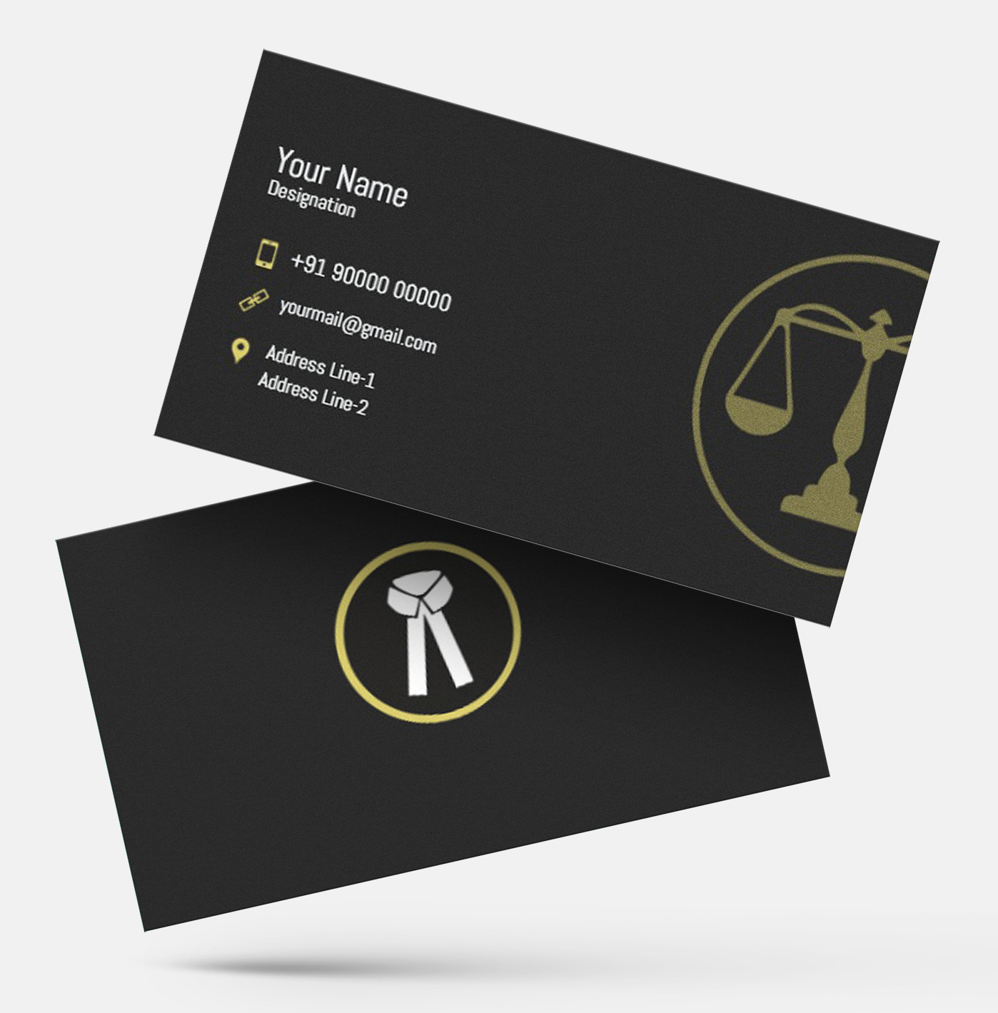 Top Advocate Visiting Card Designs for a Professional Look