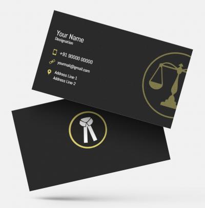 Top Advocate Visiting Card Designs for a Professional Look