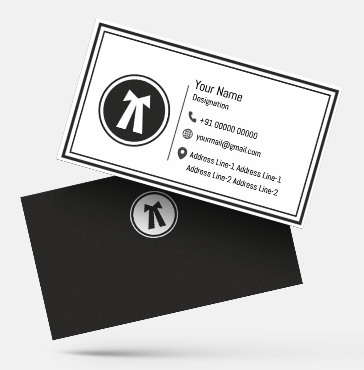 Hindi Advocate Visiting Card Design