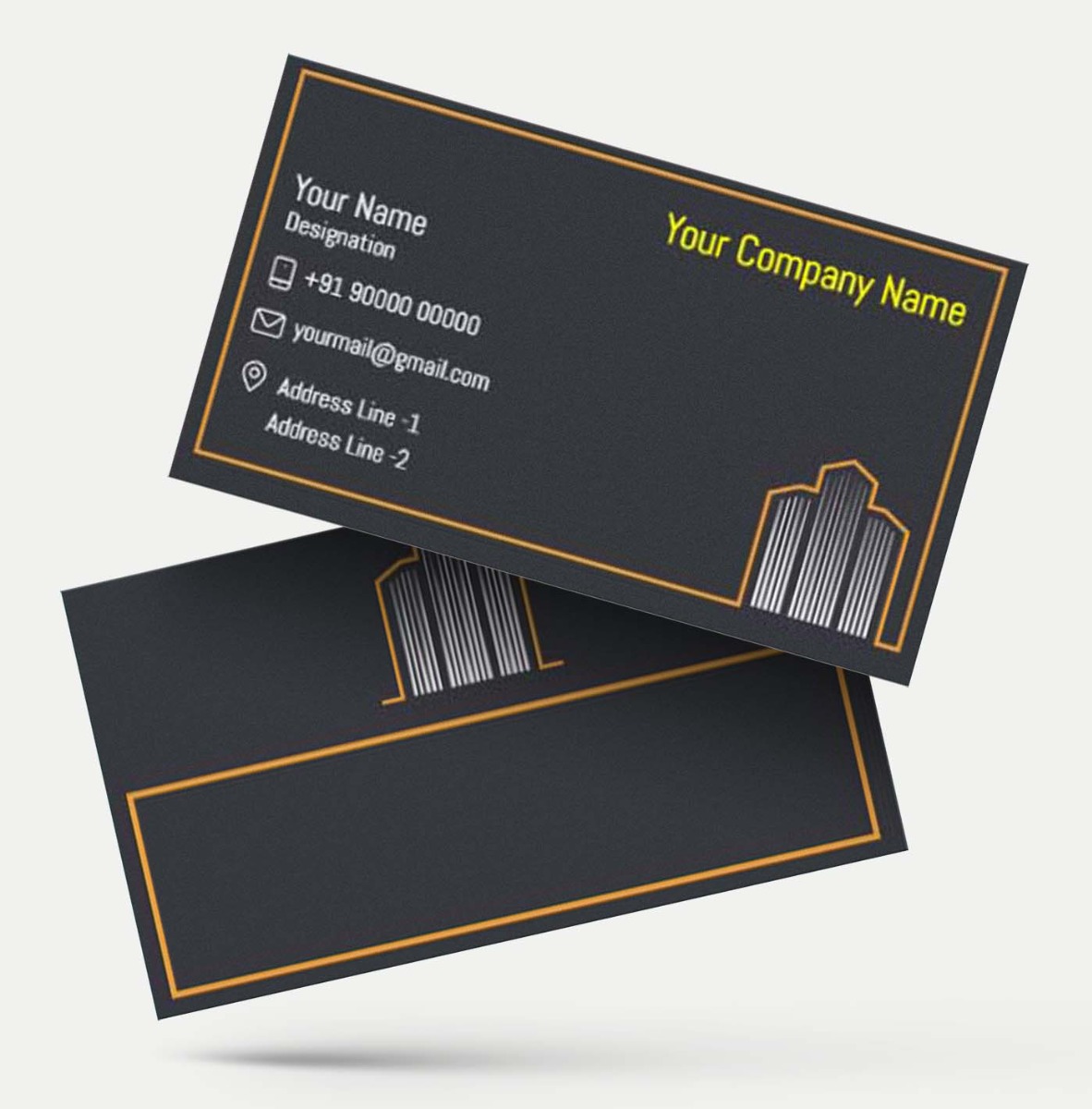 Hindi Advocate Visiting Card Design