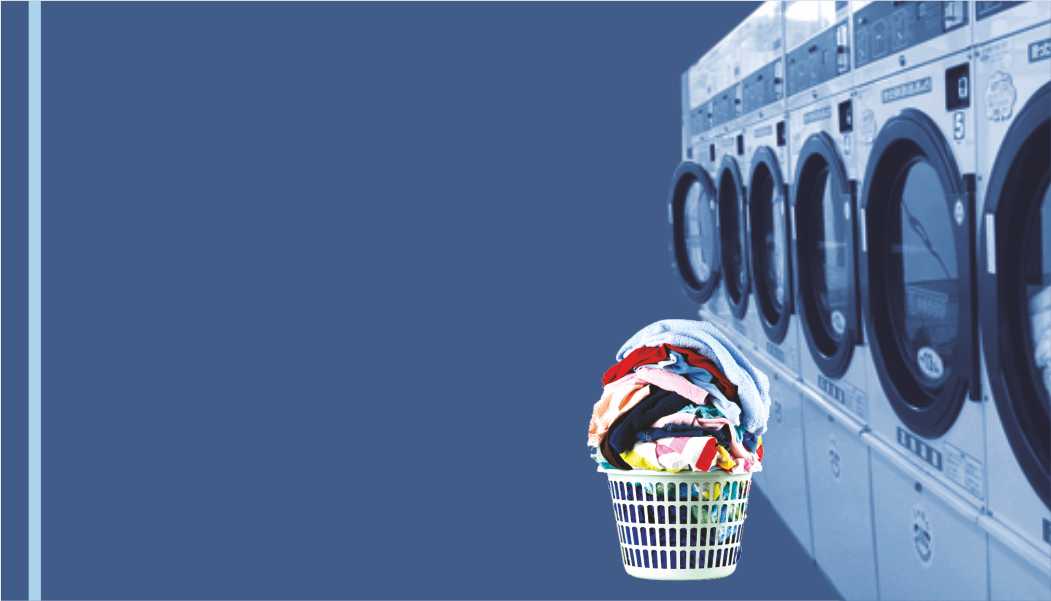 Visiting Card Visiting card for laundry shop in violet background & an
