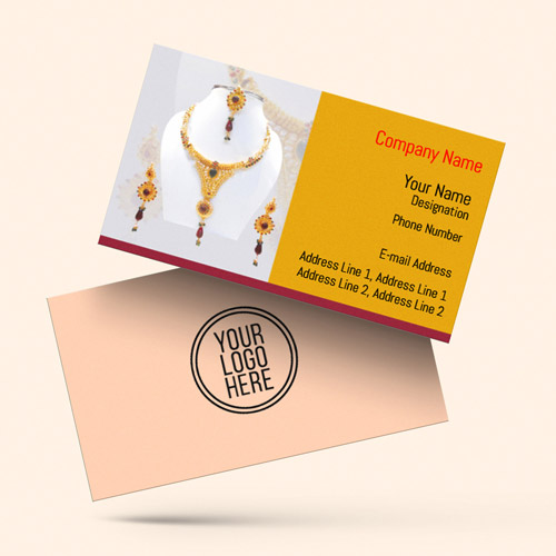 Jewellery visiting deals card