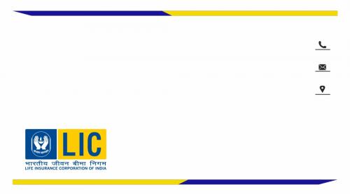 Visiting Card With Purple And Blue Background Decently Designed For Lic Agent Full Ready Template Just You Have To Write Down Your Name Agent Code Address With Landmark And Location Phone Number