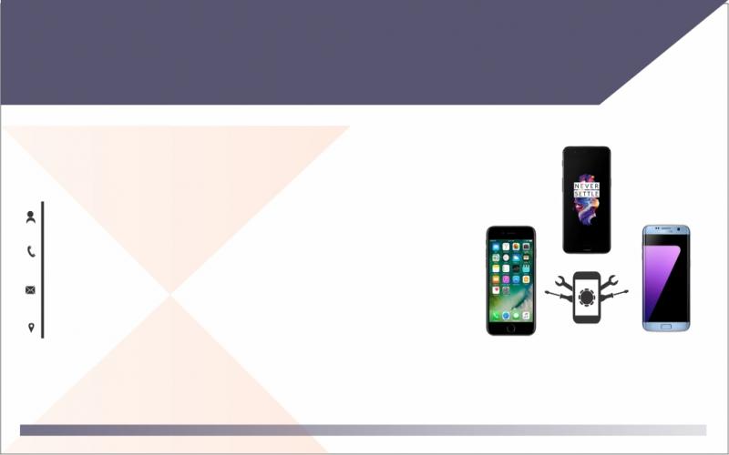 Visiting Card 2213 unique design of mobile shop visiting card. Fully
